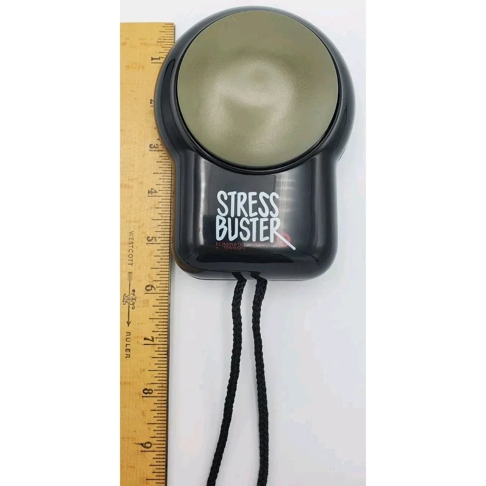 VTG Stress Buster Massage Vibrator Handheld Battery Big Button Back Chair Tested